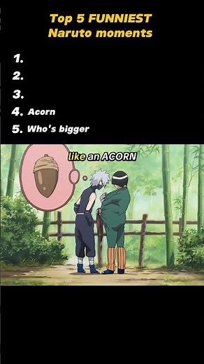 Top 5 FUNNIEST Naruto moments #anime #funnymoments #funny #naruto #narutoshippuden