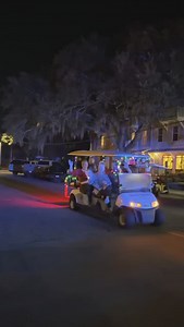 Golf carts, festive lights and plenty of Lowcountry holiday cheer!🌊🎄🎅🦪 Does it get any more coastal SC than this? ⛳️ Every year the town of Port Royal puts on a Christmas Golf Cart Parade. Many residents in the town are proud owners of golf carts, and the parade is a chance for them to showcase their carts decked out with festive decorations! 🪩 #DiscoverSC 🎥📍Port Royal, SC: @townofportroyal | Discover South Carolina