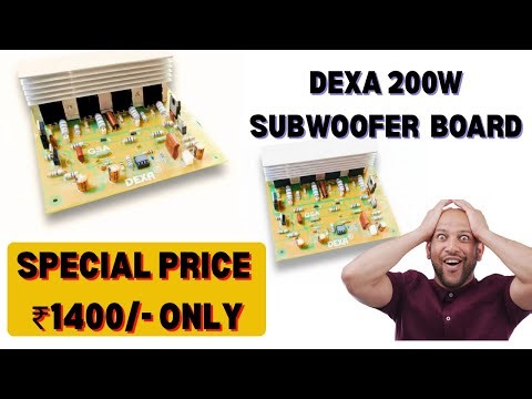 DEXA 200W MONO SUBWOOFER BOARD|| SPECIAL FLAT FREQUENCY OUTPUT 😯