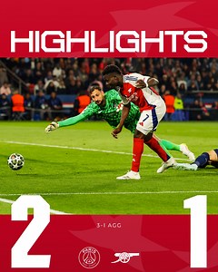 517K views · 12K reactions | All the key moments from our tough Champions League exit in Paris  | Arsenal | Facebook