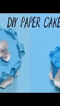 How to make a paper cake | DIY paper gift | Easy paper craft | DIY paper cake | easy craft ideas