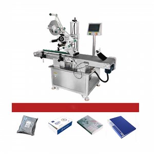 [Hot Item] Automatic Bag Carton Pouch Sticker Sticking Self-Adhesive Flat Plane Labeling Machine