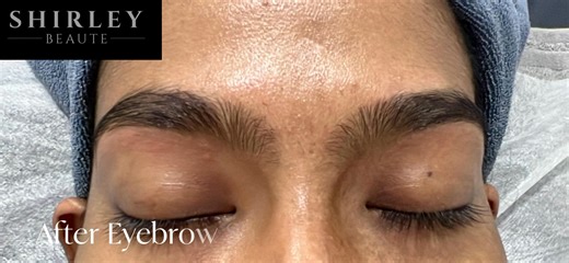 Before and After Eyebrow Shaping and Eyelash Perming services. #eyebrowshaping #eyelashperming | Shirley Beaute | Facebook