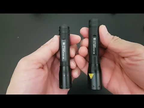 Ledlenser P3R unboxing and light test. | P3 VS P3R
