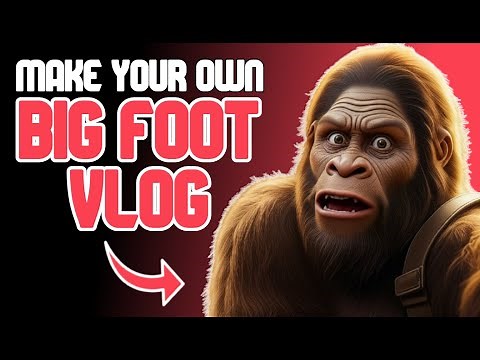 Create Viral AI Bigfoot VLOG EASY Tutorial!