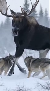 Wolf Pack Ambush Falters as Moose Counterattack Intensifies
