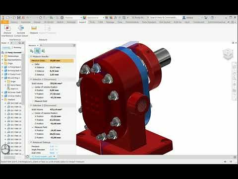 Inventor Measure Tool and Accumulative length
