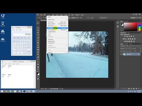 Changing the Aspect Ratio of a Picture in Photoshop by Stretching, Not Cropping! (4:3 into 16:9)