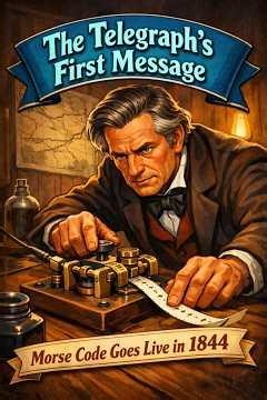 The Telegraph’s First Message 📡 | Morse Code Goes Live in 1844