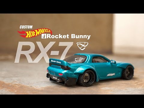 Mazda RX-7 Rocket Bunny Custom Hot Wheels