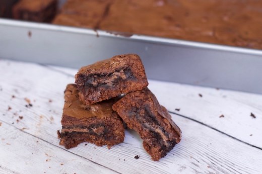 Triple Chocolate Oreo Brownies Recipe (Food Video)