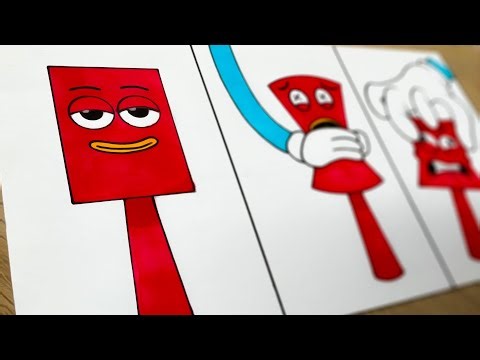 Drawing Phases in New Incredibox Sprunki OC of Rectangle (from Save The Shapes) / From Phase 1 to 3