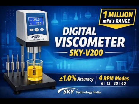 DIGITAL VISCOMETER SKY-V200 | Accuracy, Specs & Applications