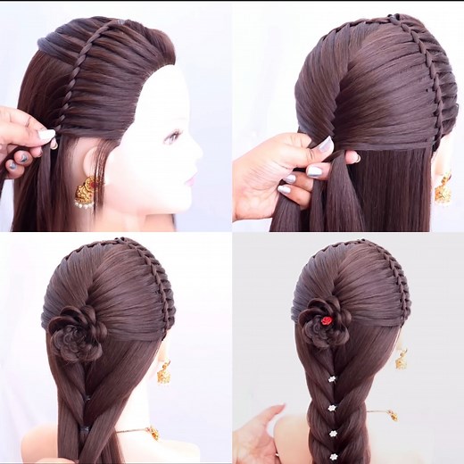 51K views · 1.1K reactions | Fantasy Ponytail Hairstyle for wedding. | Star Beauty & Fashion | Facebook