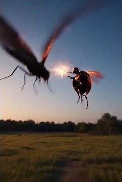 A Mosquito Chose the Wrong Ladybug 🐞⚡ #LadybugVsMosquito #SuperTransformation #Shorts