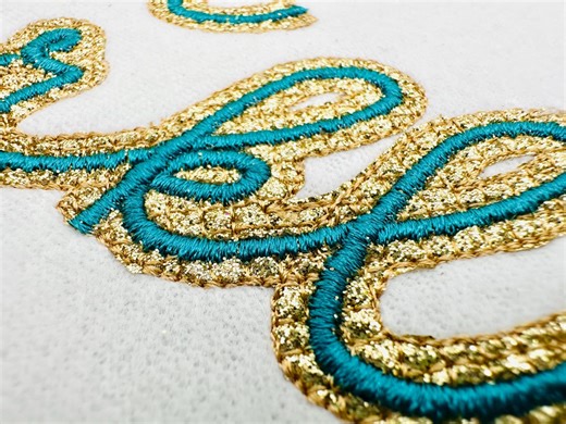 HTV Vinyl Satin Stitch FONT Glitter Layer Applique Machine Embroidery Designs Handwritten Script Alphabet Monogram Sizes 1.4 up to 4 Inch - Etsy Australia