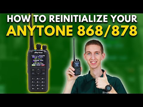 How to reinitialize your AnyTone 868/878