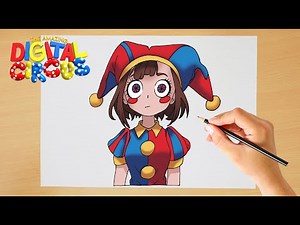 Drawing Pomni |How to Draw Pomni in Anime Style | The Amazing Digital Circus (Easy Drawing)