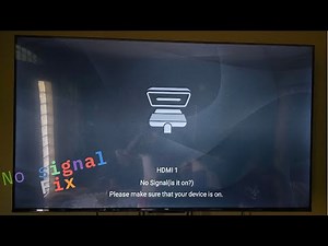 No Signal To Monitor Fix {Laptop, PC, Console Any Device...}