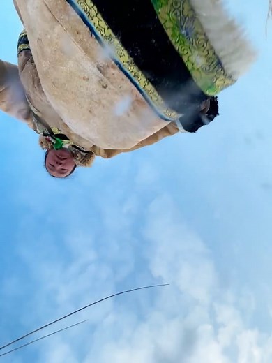 How Mongolian Nomads Store Meat 🥩🥶 #rurallife #survival #how #doyouknow #snow