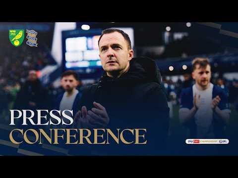 Press Conference | Chris Davies | Norwich City v Birmingham City