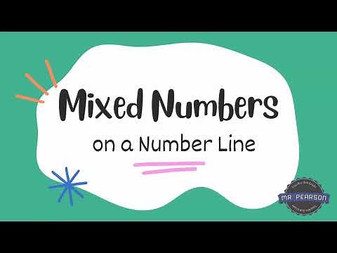 Mixed Numbers on a Number Line - Mr. Pearson Teaches 3rd Grade