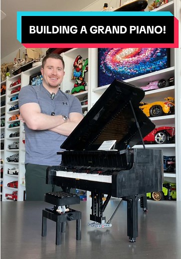 Building a Grand Piano with LEGO Technic