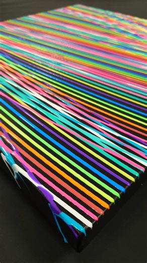 Perfect Rainbow Lines With Pendulum Painting