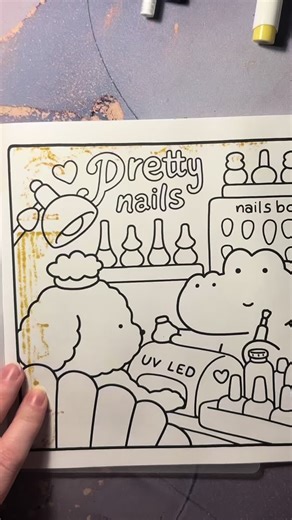 Another use for the colourless blender 🙌 #coloringhelpss #coloringtips #colortok #coloringcommunity #simplecoloring