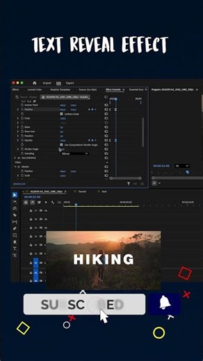 Smooth Text Reveal in Premiere Pro ✨ (Quick Tutorial)