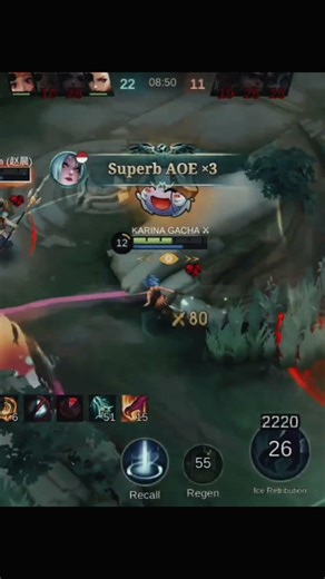 karina build semi tank #karinagacha #mlbb #mlbbshorts