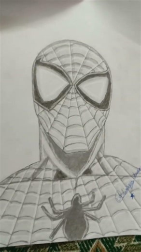 spider man first time I draw Ti