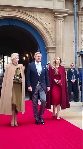 Princess Amalia of the Netherlands shines during change of throne in Luxembourg #amalia