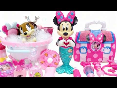 🍧 Minnie Mouse Bath Set ASMR Mainan Minnie Mouse yang Gemesin 🧼🎀 Disney Toys Unboxing
