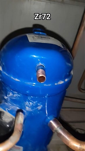 hvac zr72 compressor fitting work 🔧🪛#hvac
