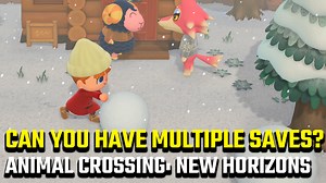Animal Crossing: New Horizons Multiple Saves | How many save slots?