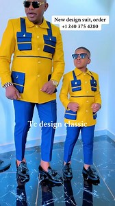 #New #Design #Suit , #Tclemsblazer by the king of fashion #TcDesignClassic, @tc_design_2019 is here to drive every fashion lover crazy. A design not available in the market making sure our valued clients sre unique in style when the step out there. We deliver worldwide. No measurements required. Find your style and fit with fashion gurus. Follow our baby model on Facebook and tiktok tcjuniormodel for more of your fashion sense. #Mensfashion, #Designerssuit, #suitdesign. #trendingdesigns. #fashio
