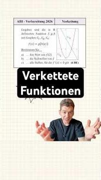 Composed functions in the Abitur (German university entrance exam) ☺️ #abitur #math #school #scho...