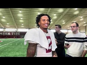 Alabama Football WR Ryan Williams Interview | College Football Playoff