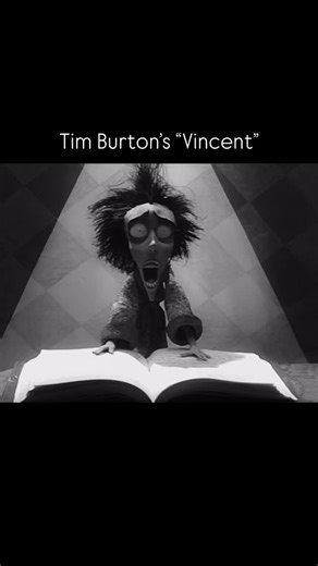Disney History on Instagram: "The charm of Tim Burton’s Vincent (1982) is seeing Vincent Malloy’s imagination. While the Vincent Price side of him is digging up his dead wife, the real Vincent is simply digging up his mother’s flower bed. The short is perfectly narrated by Price himself, who would also lend his voice to Michael Jackson’s Thriller that same year."