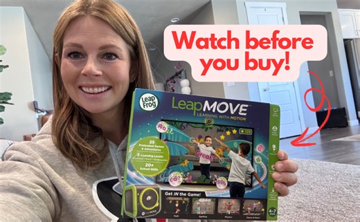 Watch Honest review of LeapFrog LeapMove learning game on Amazon Live
