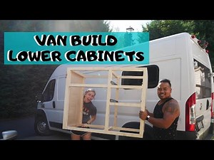 Building Lower Cabinets in our DIY Van Conversion | Van Build Ep. 10