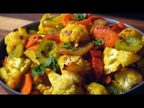 Indian Style Roasted Vegetable Recipe