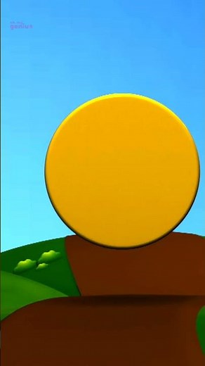 The Shapes Song #shorts #nurseryrhymes #ohmygenius #kidssongs #cartoonvideos