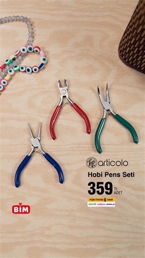BİM Türkiye on Instagram: "Hobi Pens Seti 359 TL fiyatıyla 09 Ocak Cuma'dan itibaren mağazalarımızda. #BİM #BİMAktüel"