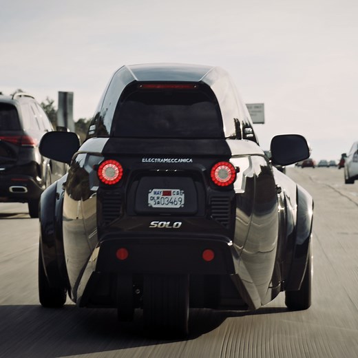 What good is freeway speed if you’re stuck in traffic? The all-electric SOLO can reach 80mph and open up the HOV lane for you. Reserve your SOLO today with a refundable deposit of just $250. Visit allnewsolo.com to get started. | ElectraMeccanica