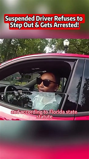 Suspended Driver Refuses to Step Out & Gets Arrested! #bodycam #cops #shorts
