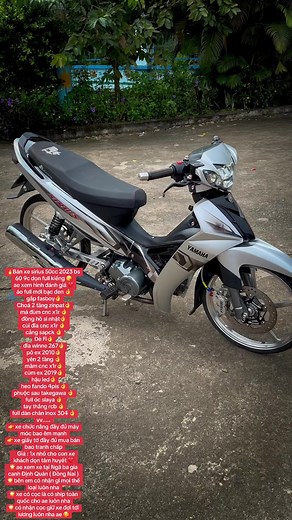 🔥Bán xe sirius 50cc 2023 bs 60 9c dọn full kiểng 😘 ae xem hình đánh giá ❤️ áo full mới bạc đen 👌 gắp fasboy👌 Choá 2 tầng zinpat👌 má đùm cnc x1r 👌 đồng hồ si nhật👌 cùi đĩa cnc x1r 👌 cảng sapck 👌 Dè Fi👌 đĩa winne 267👌 pô ex 2010👌 yên 2 tầng 👌 mâm cnc x1r👌 cùm ex 2019👌 hậu led👌 heo fando 4pis 👌 phuộc sau takegawa 👌 full ốc slaya 👌 tay thắng rcb 👌 full dàn chân inox 304 👌 vv..... 👉 xe chức năng đầy đủ máy móc bao êm mạnh 👉 xe giấy tờ đầy đủ mua bán bao tranh chấp Giá : 1x nhỏ