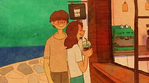 Love is in small things! ✨✨✨ youtube.com/puuung1 #puuung #loveisinsmallthings #animation #couple #love #memories | Puuung
