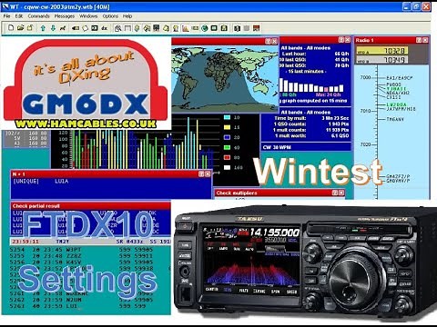 Yaesu FTDX10 & Wintest Setup
